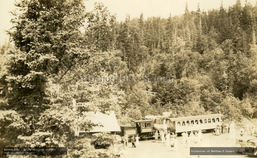 Postcard: Base Station of the Mt. Washington Cog Railway